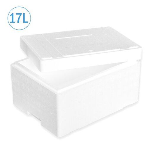 noorsk® Klassische Kühlbox mit Klappdeckel idealer Kühlbehälter